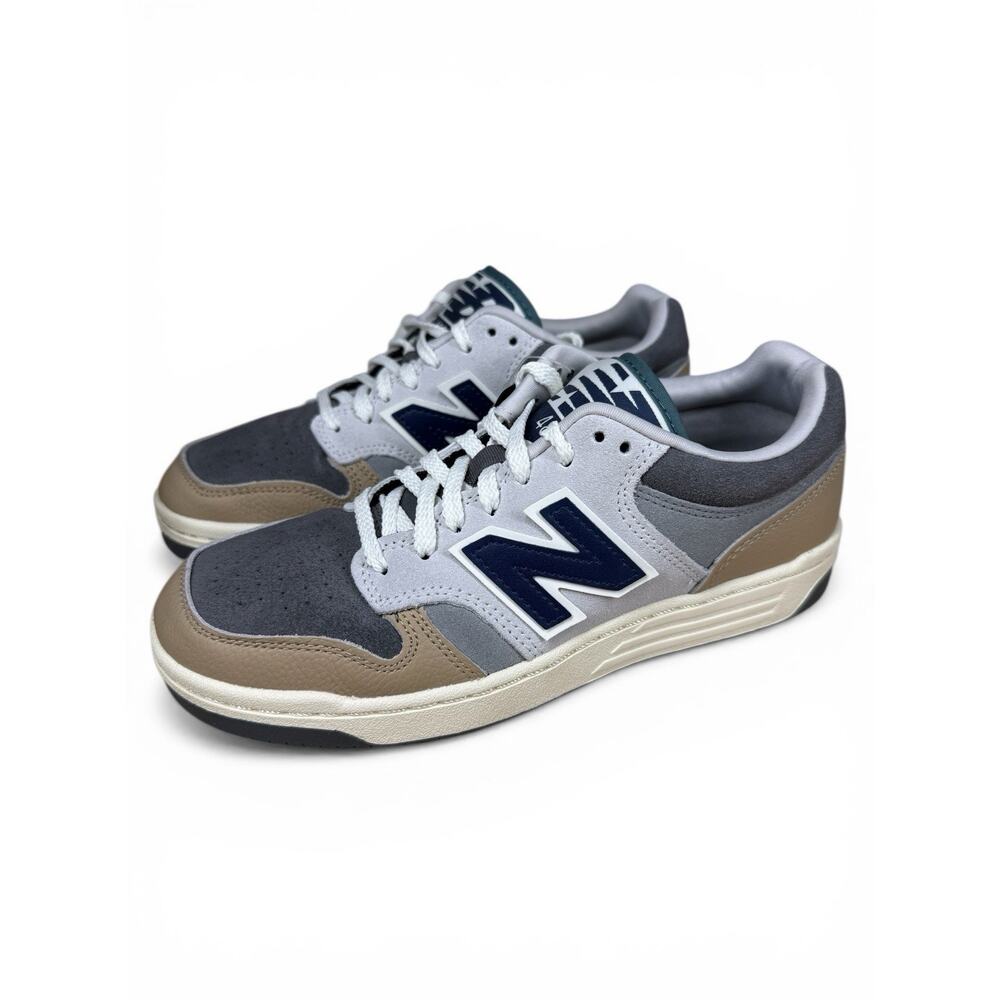 Size 6.5 Men / 8 Women New Balance 480 BB480LGB Gray Blue Tan Sneakers Unisex